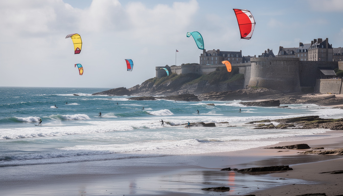 découvrez les meilleurs spots de kitesurf à saint-malo, avec des informations sur les marées, les conditions de vent idéales et conseils pour profiter pleinement de votre session.